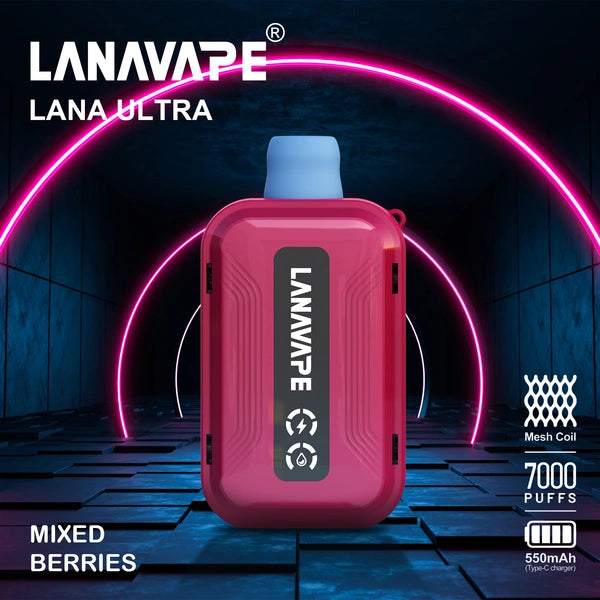 LANA ULTRA 7000 PUFFS VAPE - MIXED BERRIES 3