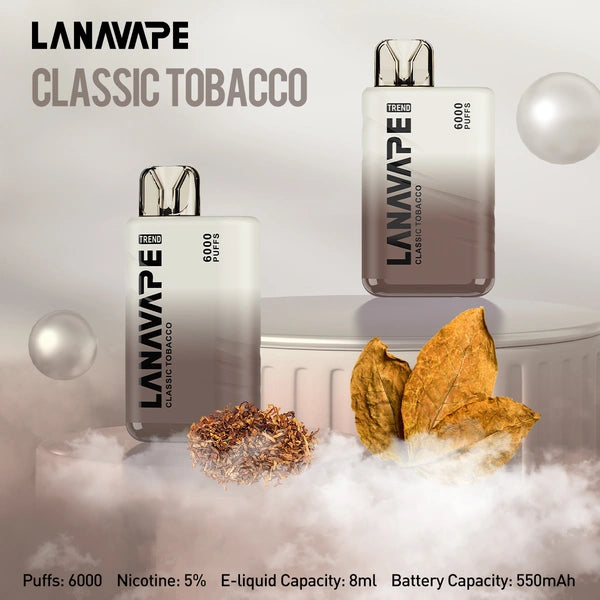 LANA TREND 6000 PUFFS VAPE - CLASSIC TOBACCO 2