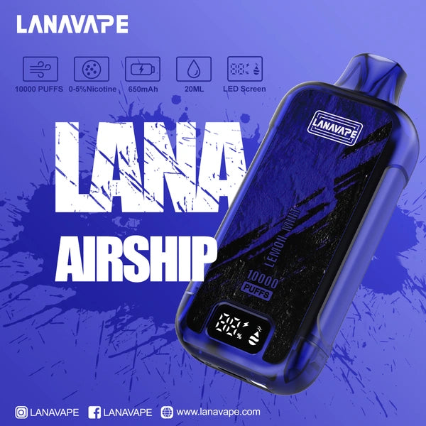 LANA AIRSHIP 10000 PUFFS VAPE - LEMON MINT 3