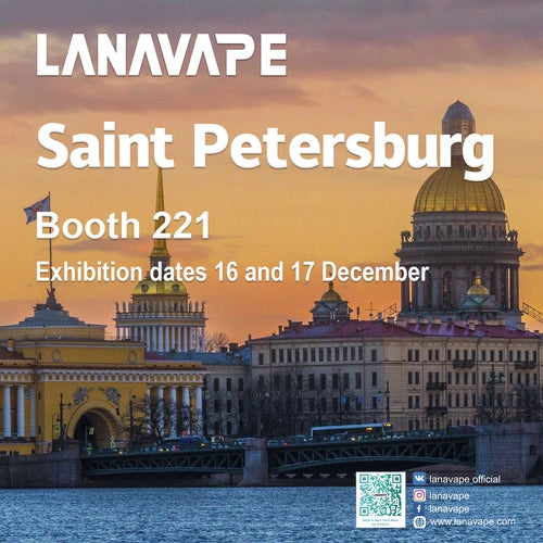 Lanavape will attend at the Russia Vape Expo from the 16th to 17th .December