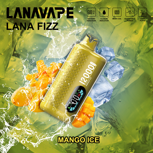 LANA FIZZ 12000 PUFFS - MANGO ICE