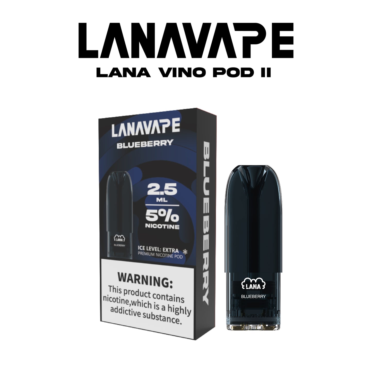 LANA VINO POD (SINGLE PACK) - BLUEBERRY