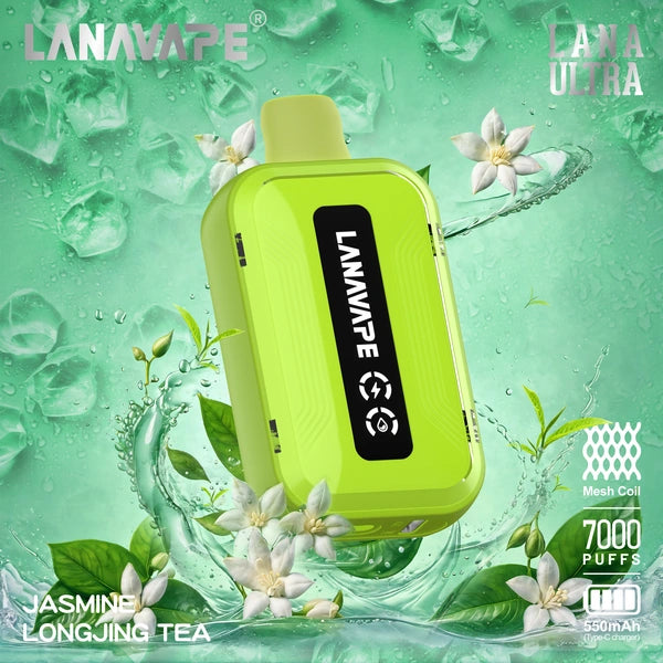 LANA ULTRA 7000 PUFFS VAPE - JASMINE LONGJING TEA 2