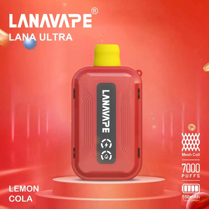 LANA ULTRA 7000 PUFFS VAPE - LEMON COLA 3