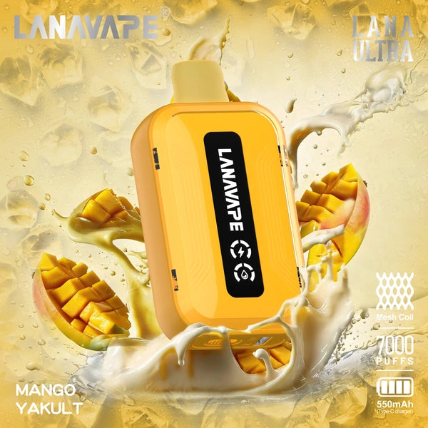 LANA ULTRA 7000 PUFFS VAPE - MANGO YAKULT 2