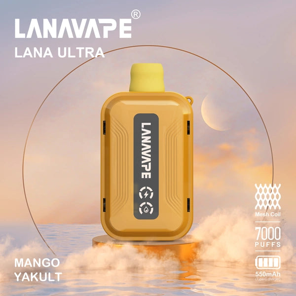 LANA ULTRA 7000 PUFFS VAPE - MANGO YAKULT 3