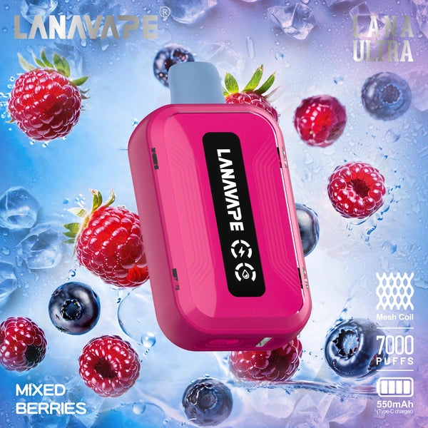  LANA ULTRA 7000 PUFFS VAPE - MIXED BERRIES 2