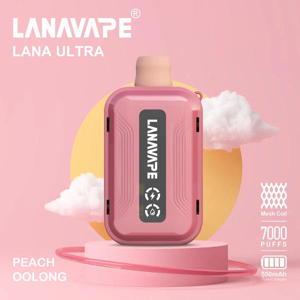 LANA ULTRA 7000 PUFFS VAPE - PEACH OOLONG 3