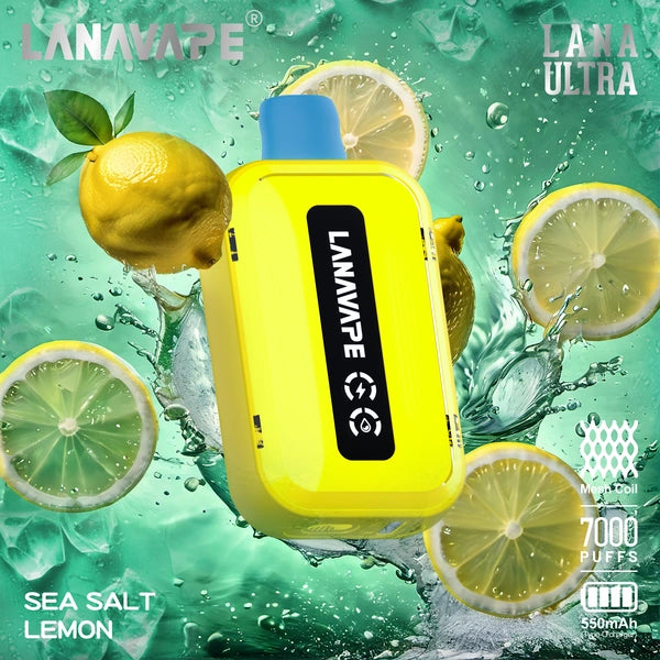 LANA ULTRA 7000 PUFFS VAPE - SEA SALT LEMON 2