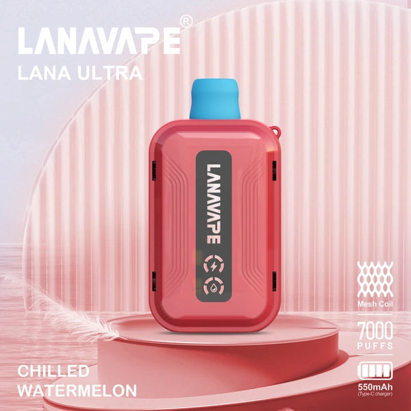 LANA ULTRA 7000 PUFFS VAPE - CHILLED WATERMELON 3