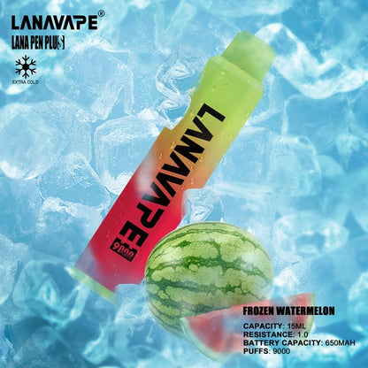 LANA PEN PLUS 9000 PUFFS VAPE - FROZEN WATERMELON 3