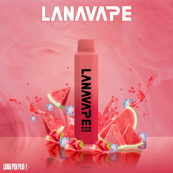 LANA PEN PLUS 9000 PUFFS VAPE - FROZEN STRAWBERRY WATERMELON  2