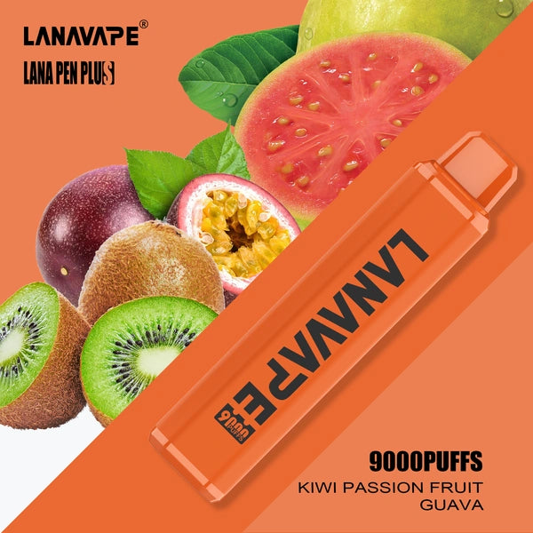 LANA PEN PLUS 9000 PUFFS - KIWI PASSION FRUIT GUAVA