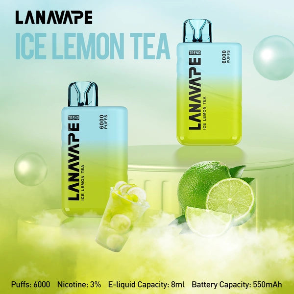 LANA TREND 6000 PUFFS VAPE - ICE LEMON TEA 2