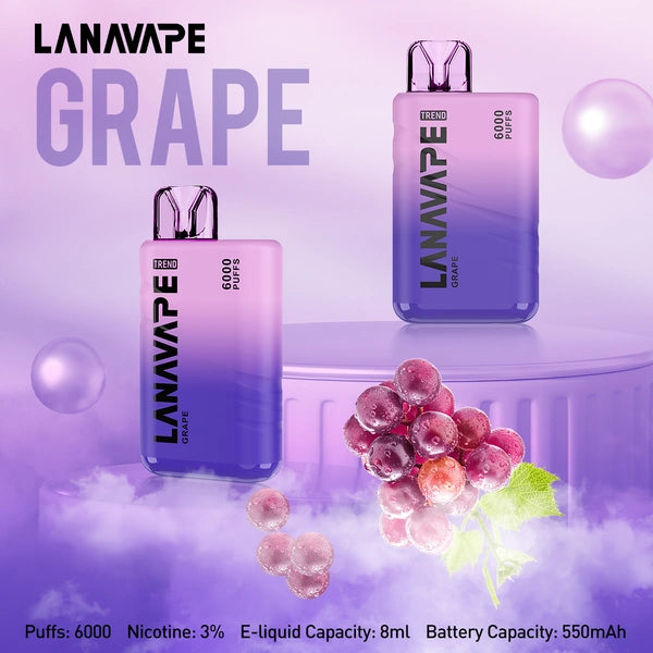 LANA TREND 6000 PUFFS VAPE - GRAPE 2