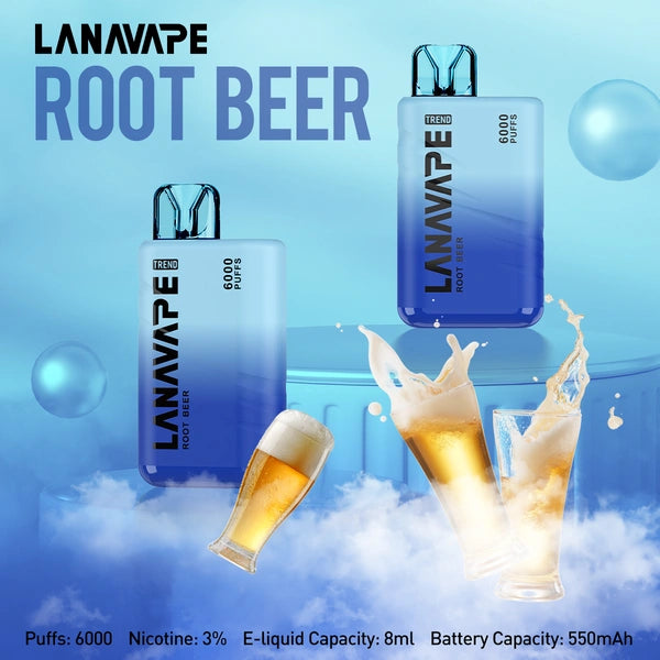 LANA TREND 6000 PUFFS VAPE - ROOT BEER 2