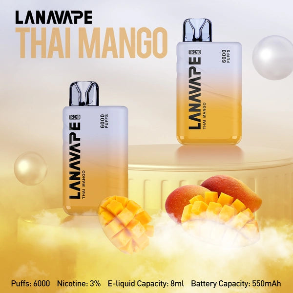 LANA TREND 6000 PUFFS VAPE - THAI MANGO 2