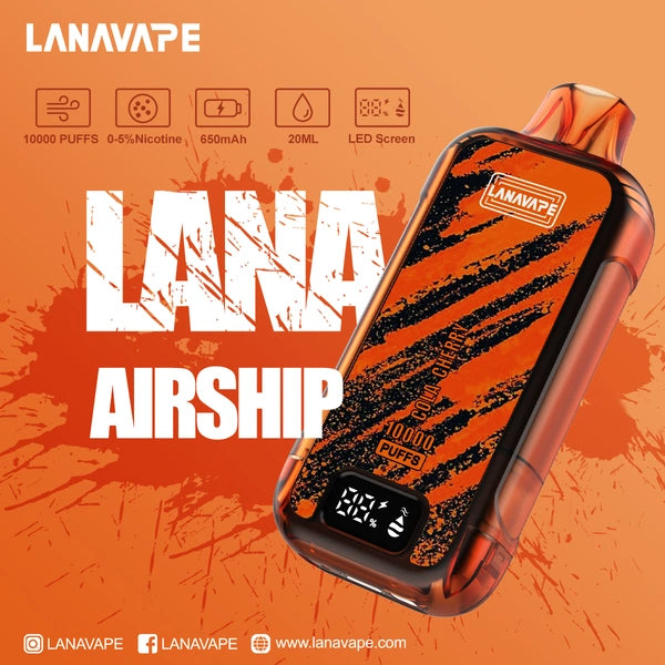 LANA AIRSHIP 10000 PUFFS VAPE - COLA CHERRY 3