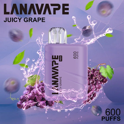 LANA MINI 600 PUFFS VAPE - JUICY GRAPE 2