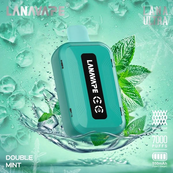 LANA ULTRA 7000 PUFFS VAPE - DOUBLE MINT 2