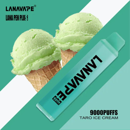 LANA PEN PLUS 9000 PUFFS VAPE - TARO ICE CREAM 2