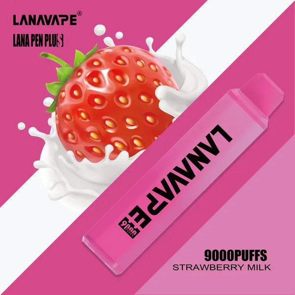 LANA PEN PLUS 9000 PUFFS VAPE - STRAWBERRY MILK 3