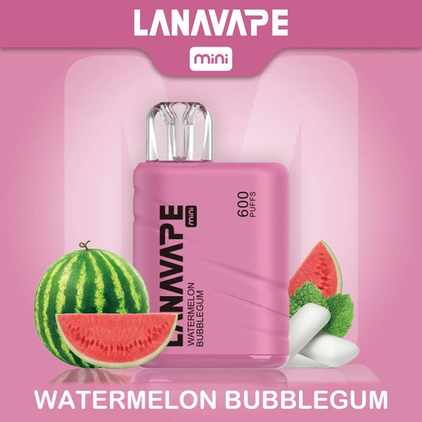 LANA MINI 600 PUFFS VAPE - WATERMELON BUBBLEGUM 2