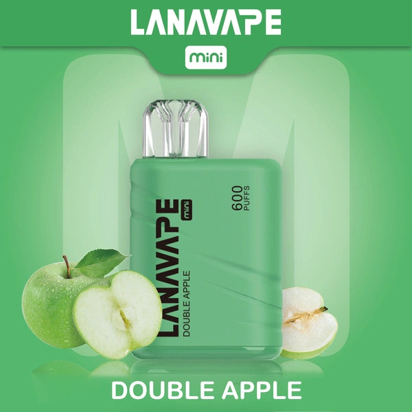 LANA MINI 600 PUFFS VAPE - DOUBLE APPLE 2