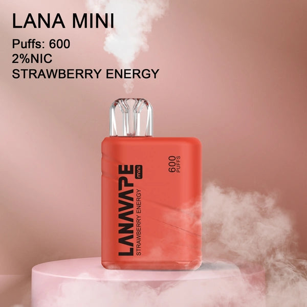 LANA MINI 600 PUFFS VAPE - STRAWBERRY ENERGY 3