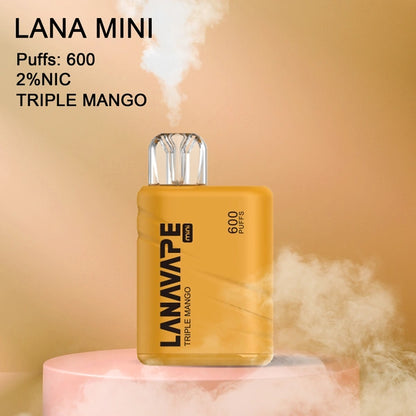 LANA MINI 600 PUFFS VAPE - TRIPLE MANGO 3