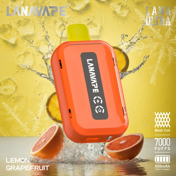 LANA ULTRA 7000 PUFFS VAPE - LEMON GRAPEFRUIT 2