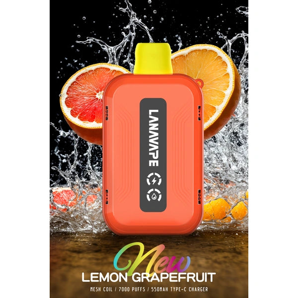 LANA ULTRA 7000 PUFFS VAPE - LEMON GRAPEFRUIT 3