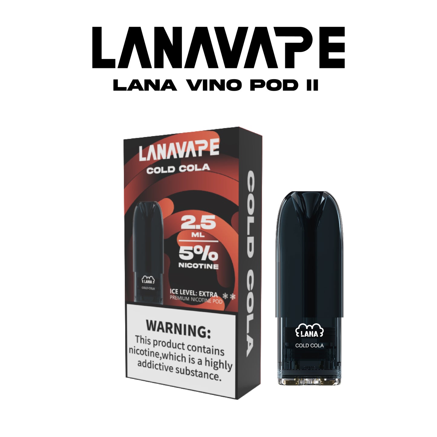 LANA VINO POD (SINGLE PACK) - COLD COLA