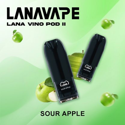 LANA VINO POD (SINGLE PACK) - SOUR APPLE