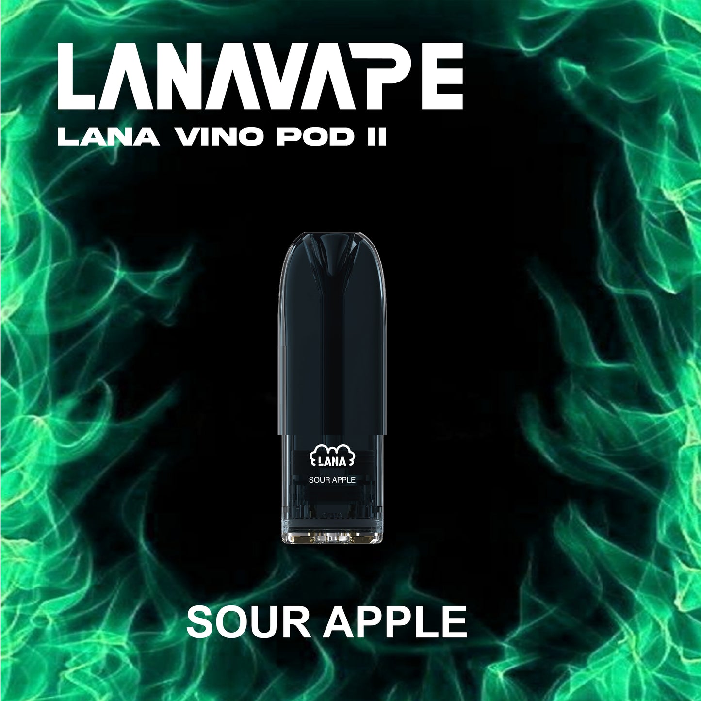 LANA VINO POD (SINGLE PACK) - SOUR APPLE