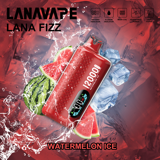 LANA FIZZ 12000 PUFFS - WATERMELON ICE