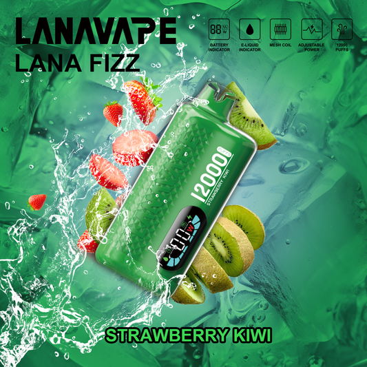 LANA FIZZ 12000 PUFFS - STRAWBERRY KIWI