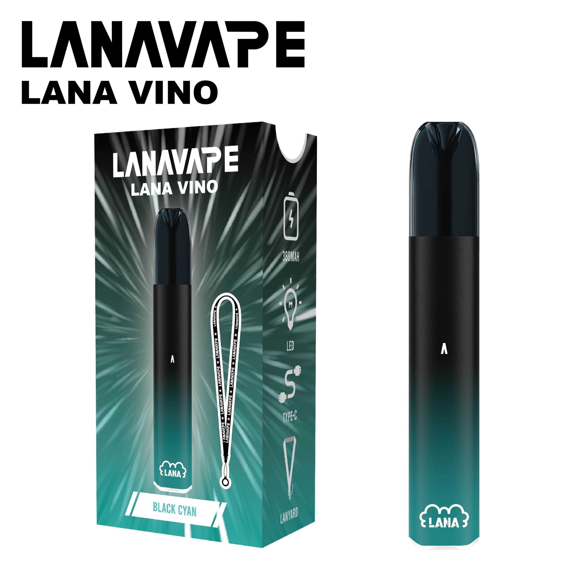 LANA VINO - BLACK CYAN 3